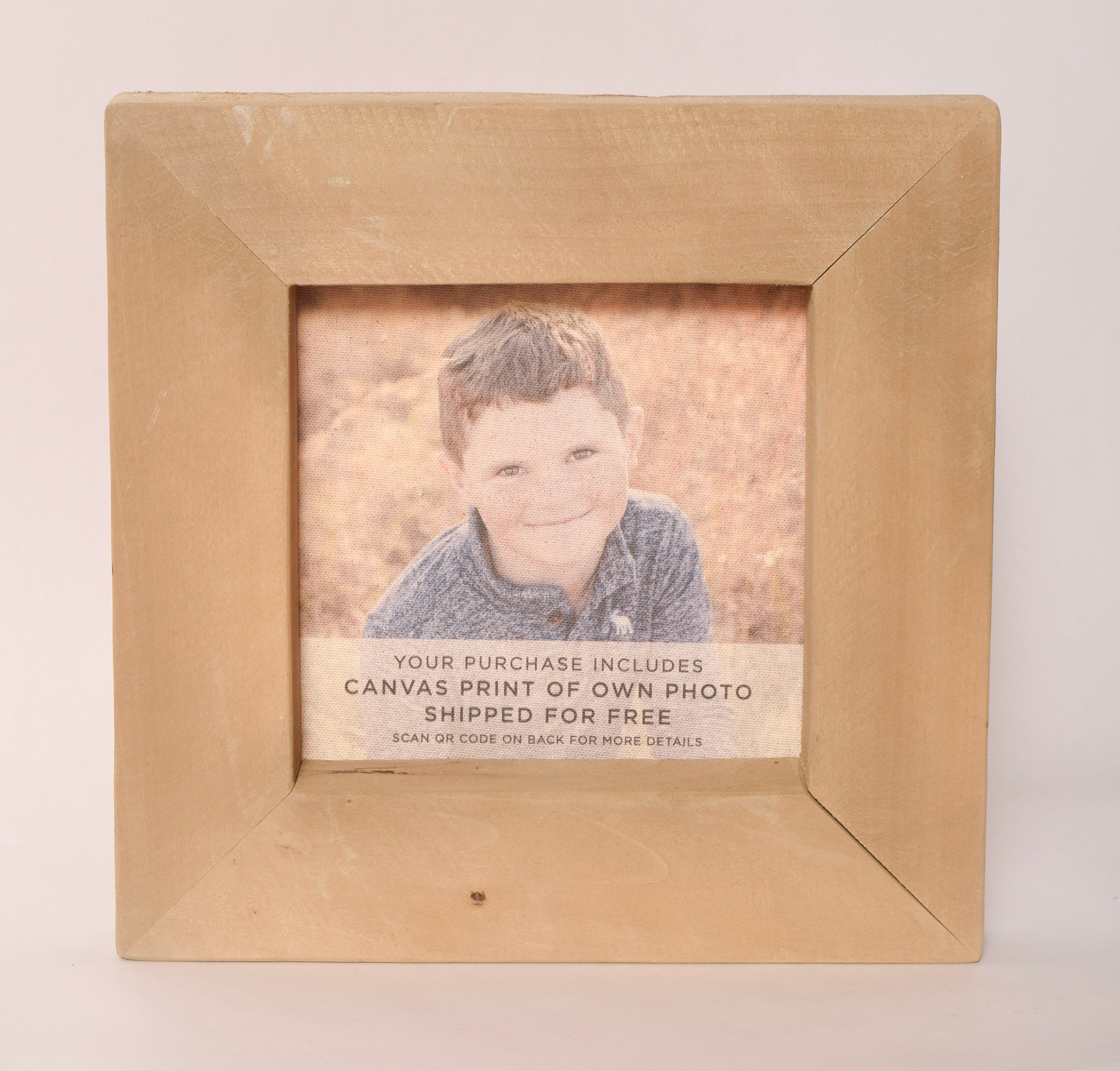 12x12" timberwood customizable frame from Pella, Iowa