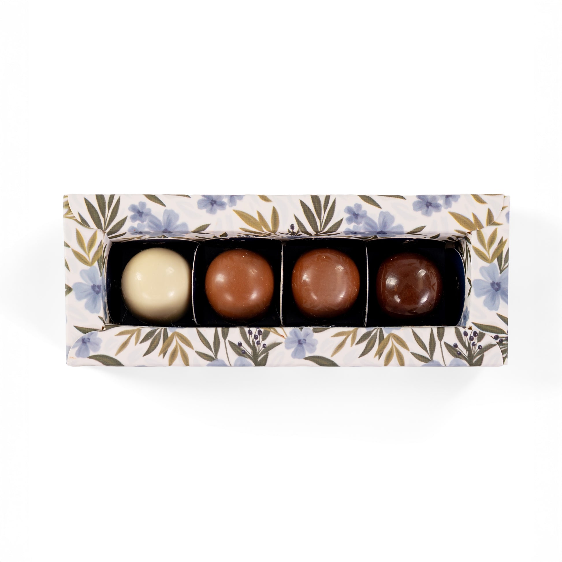 Garden Square Traditional Truffles — 4-Piece Gift Box