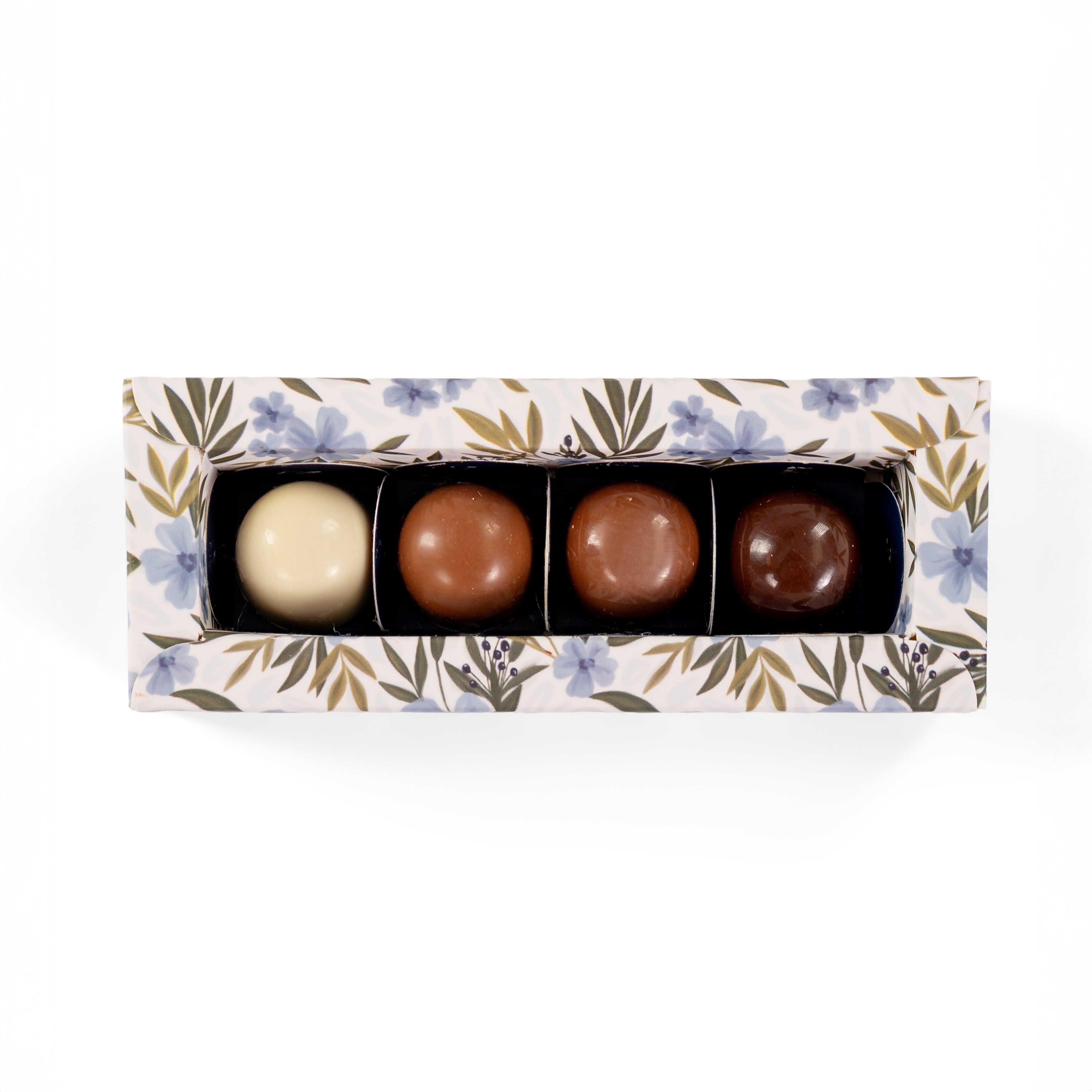 Garden Square Traditional Truffles — 4-Piece Gift Box