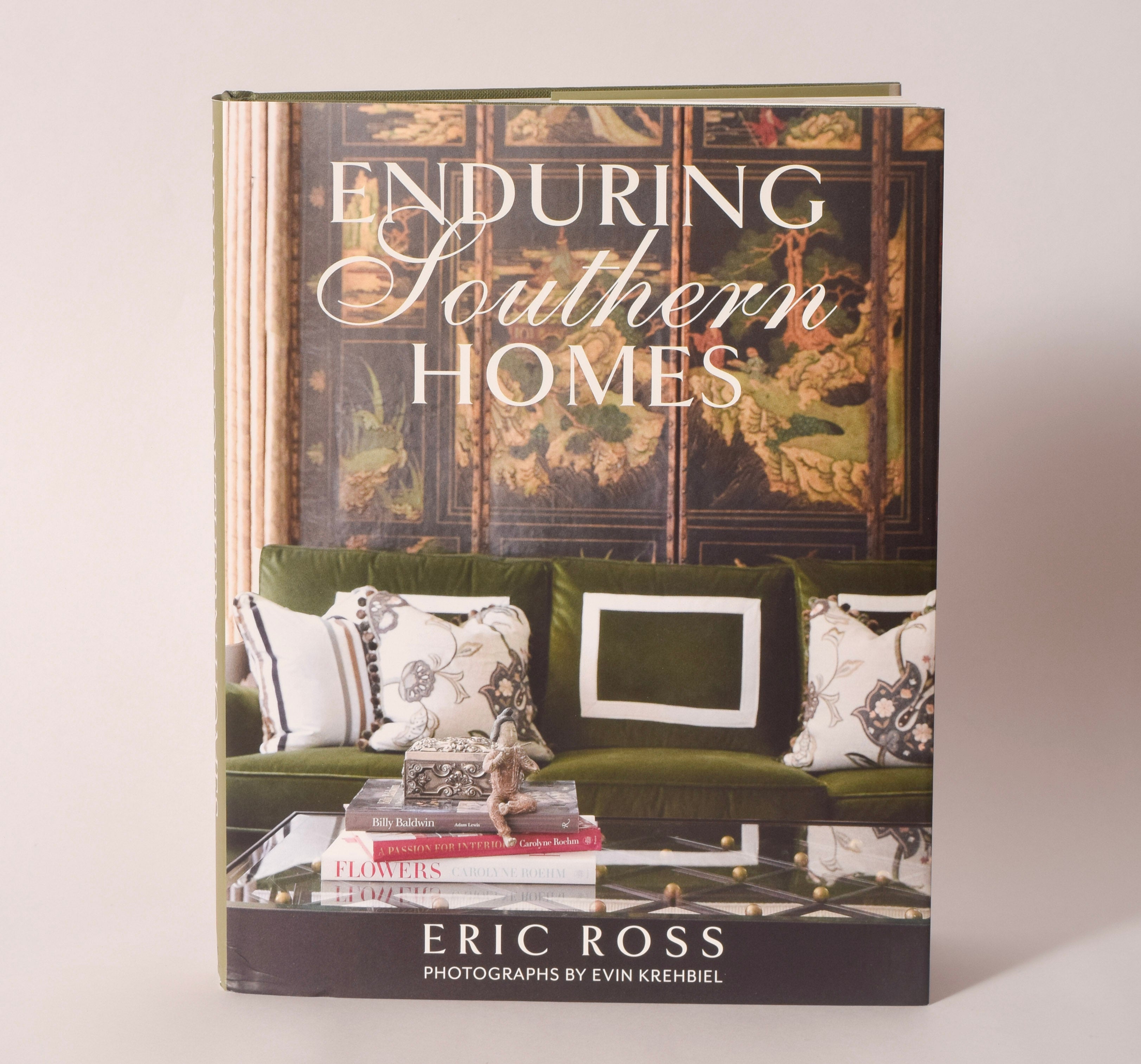 "Enduring Southern Homes" book by Eric Ross, sold at Thistles in Pella, Iowa