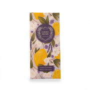 Garden Square Lemon Lavender chocolate bar packaging with Lemons and Lavender, Pella, Iowa