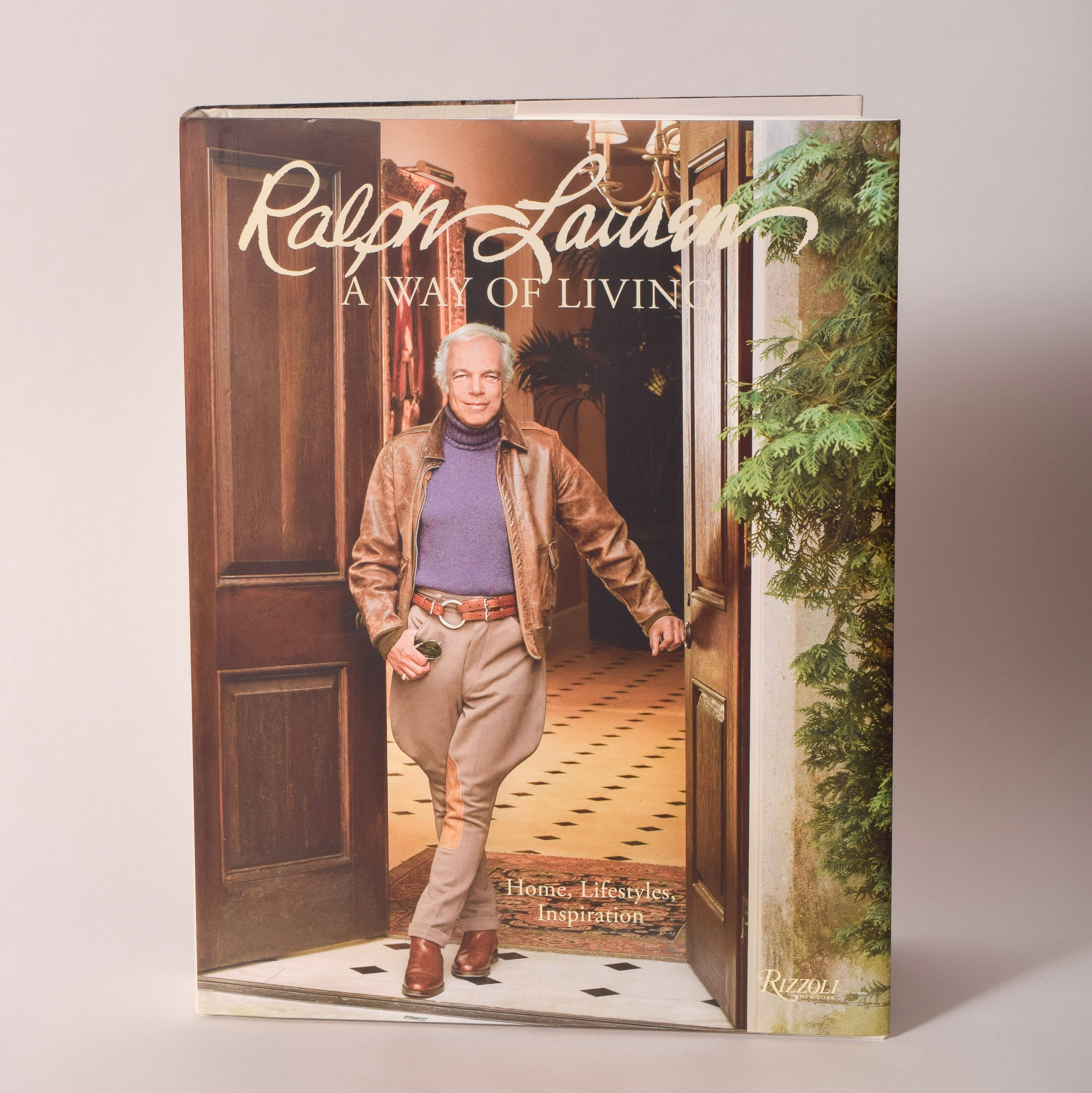 "Ralph Lauren A Way of Living" coffee table book, sold at Thistles in Pella, Iowa